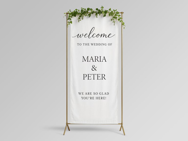 Personalised Wedding Banner main image