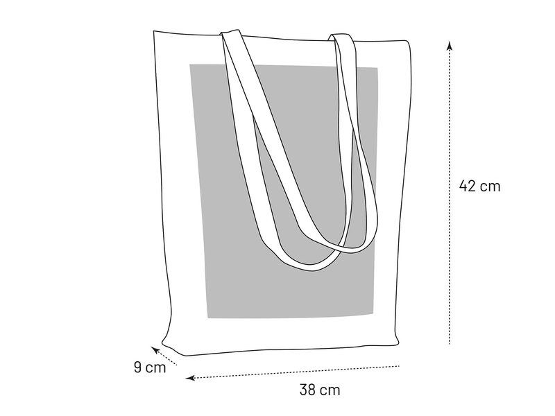 Premium Cotton Tote Bag (DTF) image 4