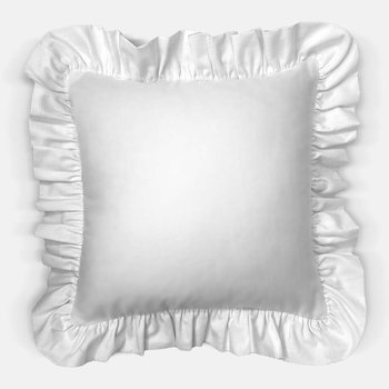 Premium Velvet Pillow Case with Ruffle