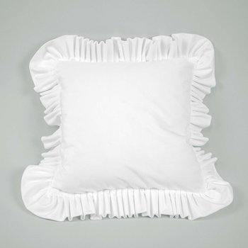 Velvet Pillowcase with Ruffle