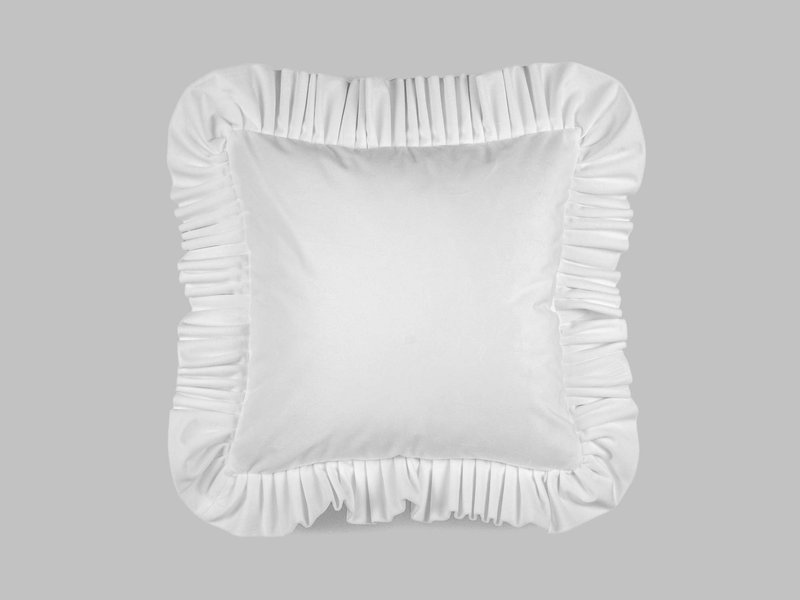 Velvet Pillowcase with Ruffle main image