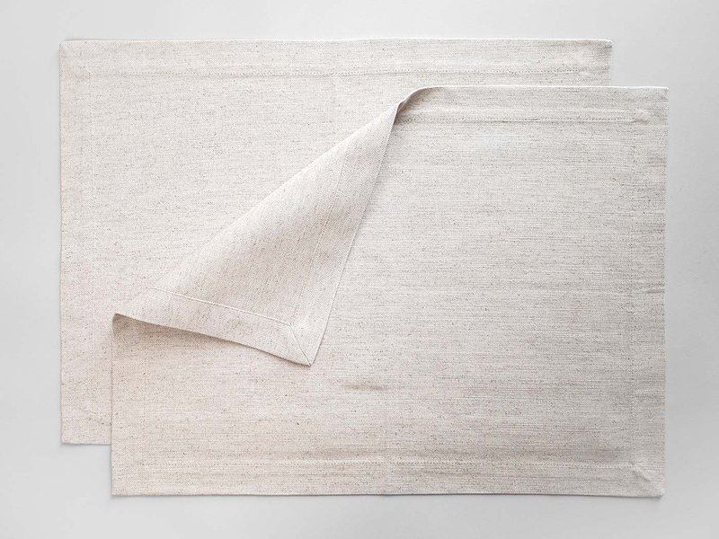Rustic Linen Placemats (Set of 2) image 1