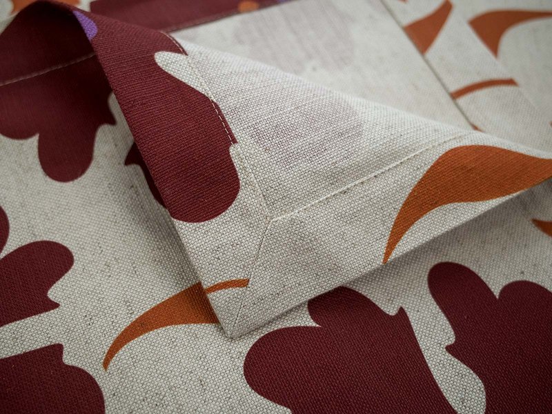 Custom Printed Rustic Linen Tablecloth image 3