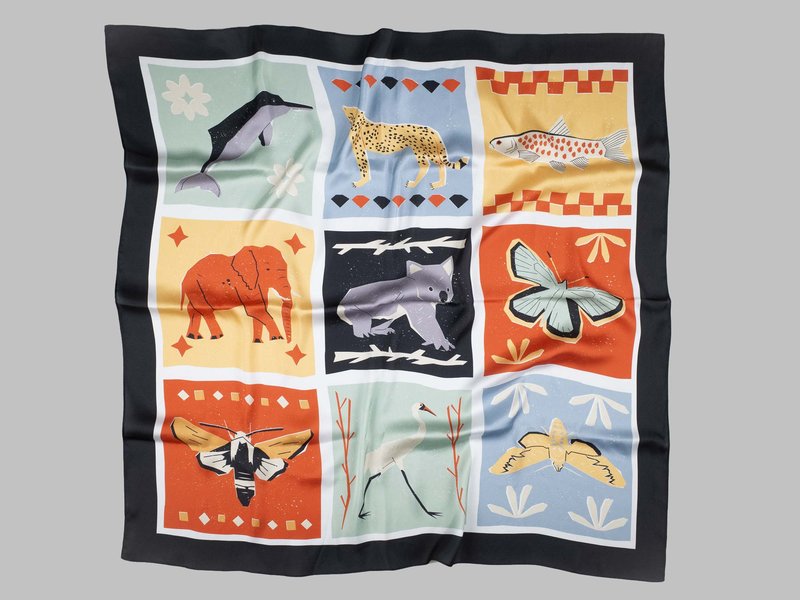 Custom Faux Silk Scarf image 2