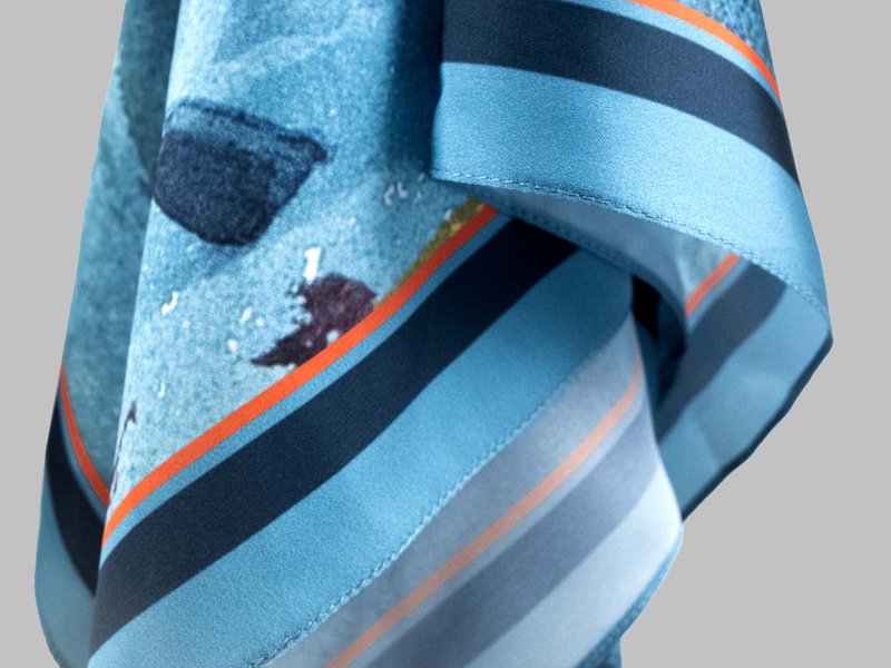 Custom Faux Silk Scarf image 3