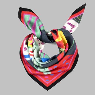 Custom Faux Silk Scarf hover