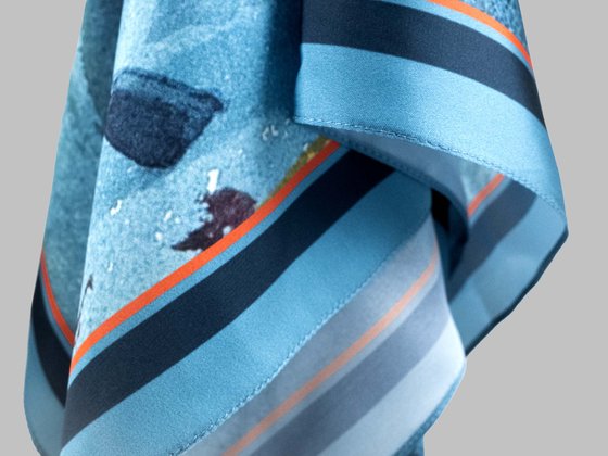 Custom Faux Silk Scarf featured