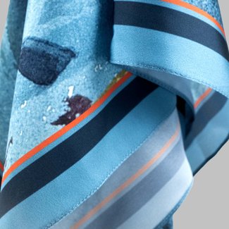 Custom Faux Silk Scarf hover