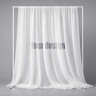 Custom Printed Sheer & Translucent Fabric Banner hover