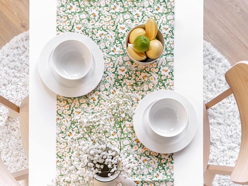 Cotton Table Runner image 1