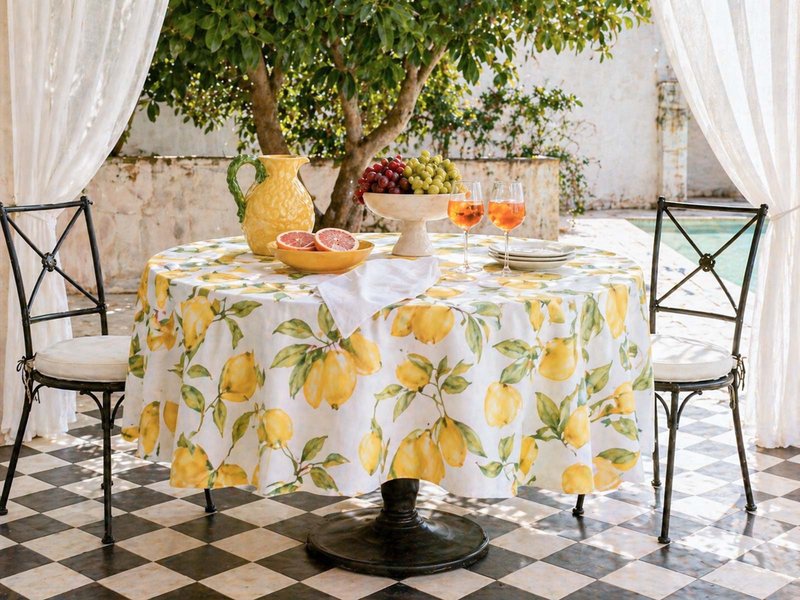 Custom Printed Waterproof Tablecloth image 1