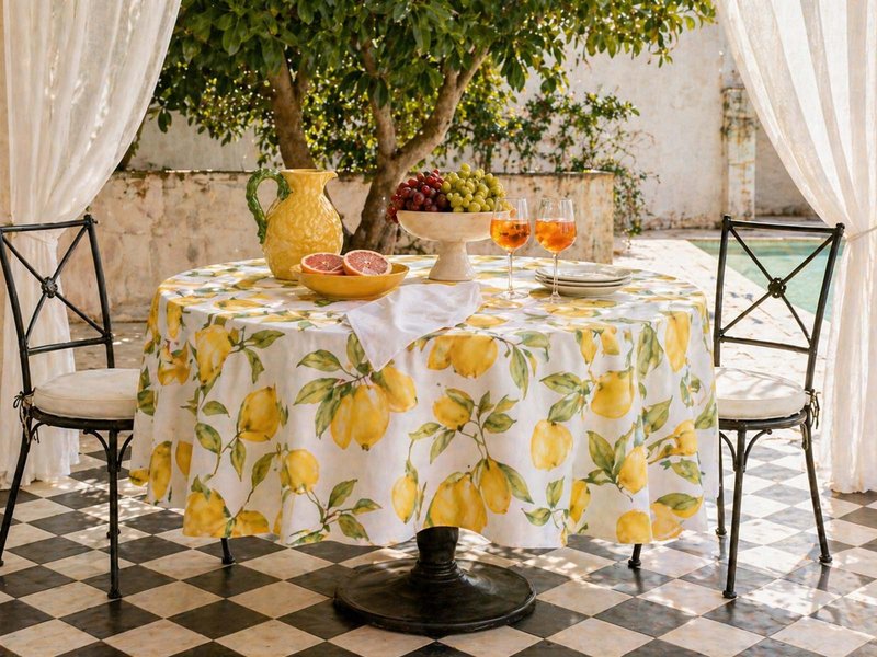 Custom Printed Waterproof Tablecloth image 1