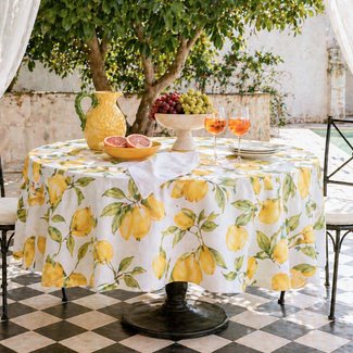 Custom Printed Waterproof Tablecloth hover