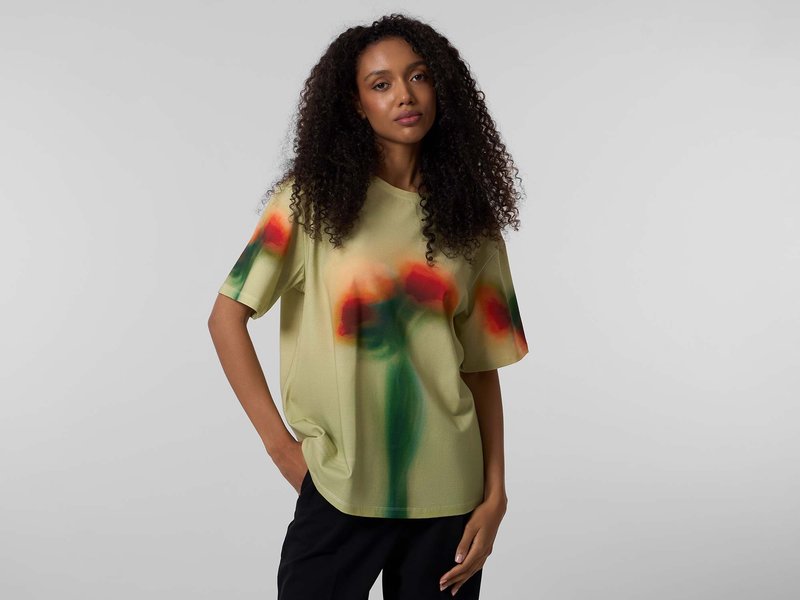 All-Over Print Cotton T-Shirt – Loose Fit image 5